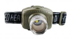 elovka Strend Pro Headlight H833, 2W CREE, 3xAAA, Zoom