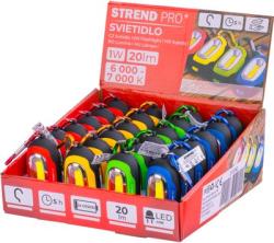 Svietidlo Strend Pro Keychain, kenka, prvesok, s karabinkou, mix farieb, LED 20 lm, 70