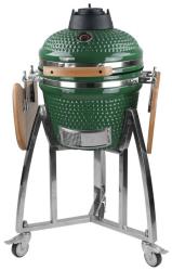 Gril Strend Pro Kamado Egg 16", priemer 33,50 cm, gril vka 73 cm, zelen, 40x57x97,50 cm