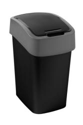 K Curver PACIFIC FLIP BIN 45 lit., 37.6x29.4x65.3 cm, ierno/ed, na odpad