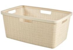 K Curver JUTE, 46 lit., bov, 39x59x26 cm, na bielize, prdlo