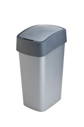 K Curver PACIFIC FLIP BIN 45 lit., 37.6x29.4x65.3 cm, antracit/ed, na odpad