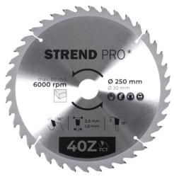 Kot Strend Pro TCT 250x3.0x30/20 mm 40T, na drevo, plov, SK pltky