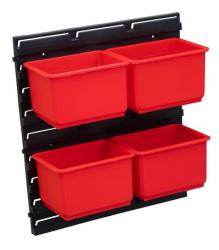 Boxy QBRICK Organizer nhradn, ONE200, Organizer XL, TWO 5 dielna sada, na stenu