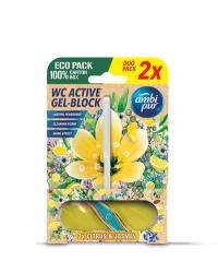 Ambipur WC Active gel-blok citron a jasmn 2x45g