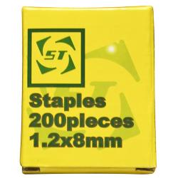 Spony Strend Pro KF1062-06, 8 mm, sponky do sponkovaky, 1.2 mm, bal. 200 ks