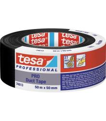 Pska tesa PRO Duct tape, 50 mm, L-50 m, textiln, ierna