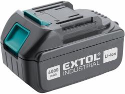 Akumultor 18V / 4Ah, Li-ion, pre 8791115, 8791255, EXTOL INDUSTRIAL