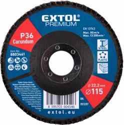 Kot lamelov ikm korundov, P36, 115mm, diera 22,2mm, EXTOL PREMIUM