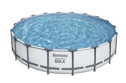 Bazn Bestway Steel Pro MAX, 56462, kartuov filtrcia, rebrk, plachta, 549x122 cm