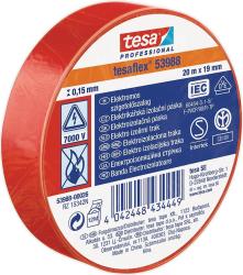 Pska tesa PRO tesaflex, elektroizolan, lepiaca, sPVC, 15 mm, erven, L-10 m